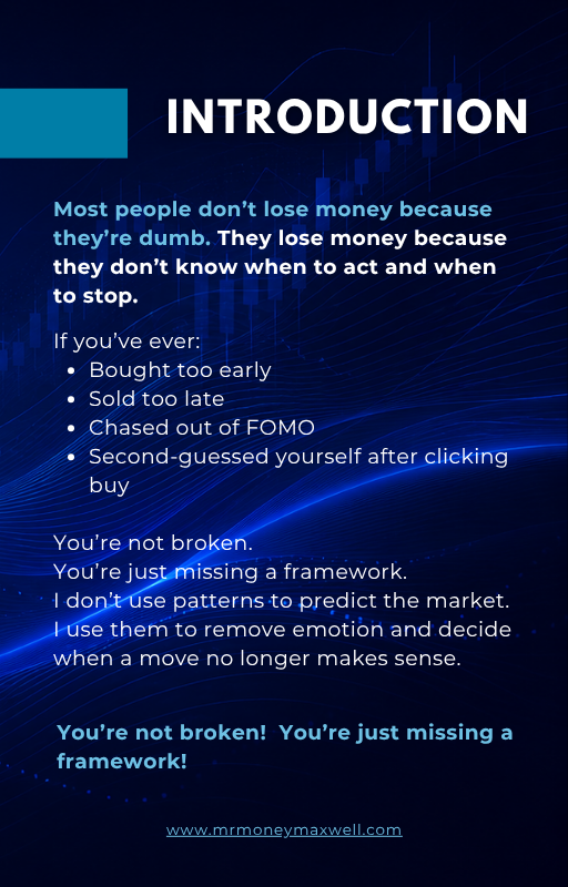 Introduction card for Seven Reversal Patterns stock trading framework.
