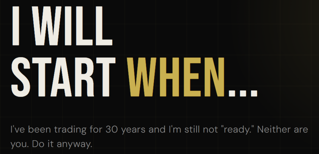 I will start when